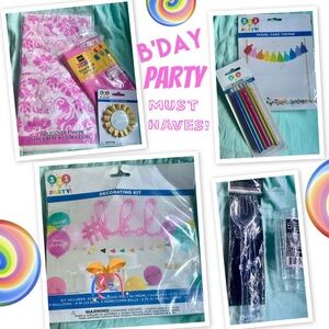 PINK Birthday Party Decorating Kit